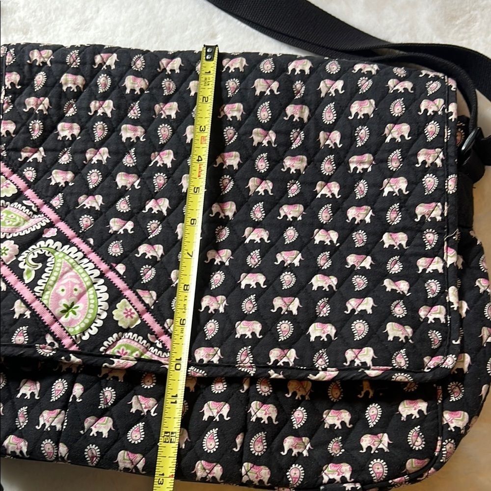 Vera Bradley Elephant Paisley Quilted Shoulder Bag - Picture 8 of 10